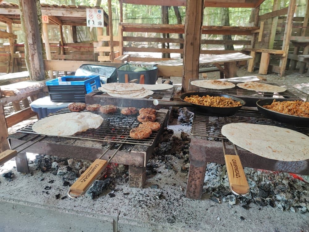 BBQ setup